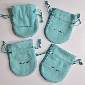✨NEW✨ Tiffany & Co assorted jewelry bags - set of 4